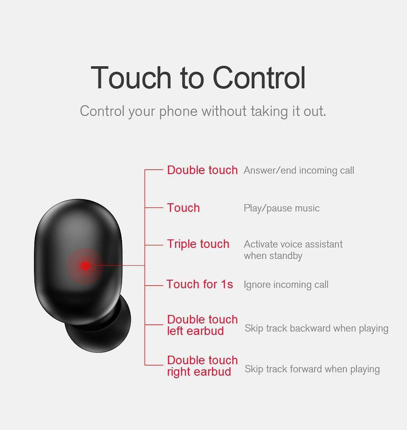 Fones Bluetooth Haylou GT1 com controle por touch, HD Stereo e redução de ruído